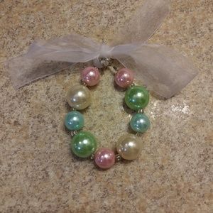 Pastel pearl bracelet